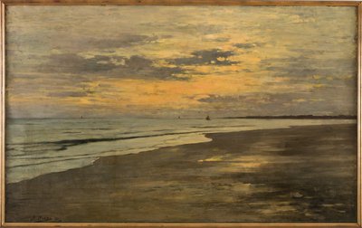 Strand van de Lido door Bartolomeo Bezzi